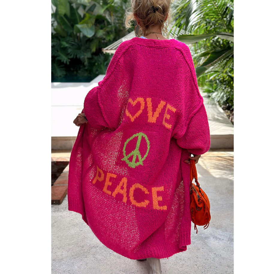 WW peace strickjacke - Ibiza