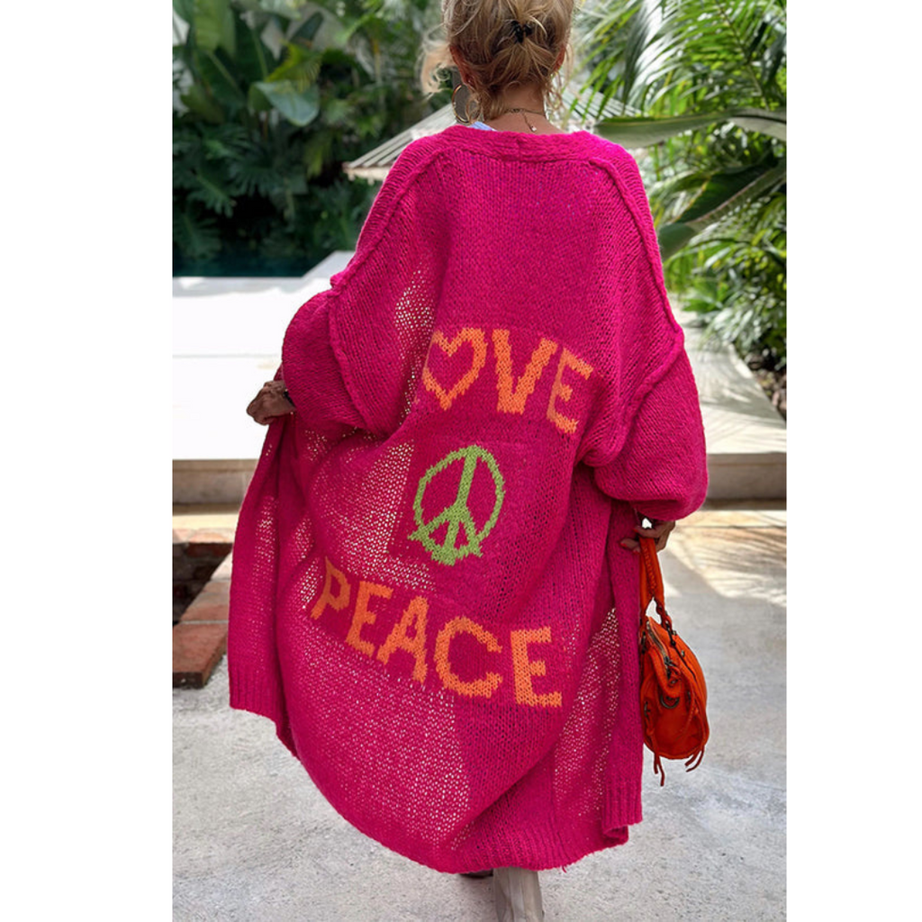 WOLFF peace strickjacke - Ibiza