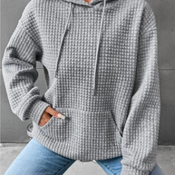WW | Damen Pullover Hoodie mit Kordelzugkapuze