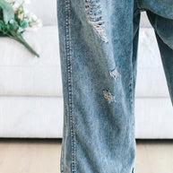 WW | Ärmelloser Lockere Denim Overall