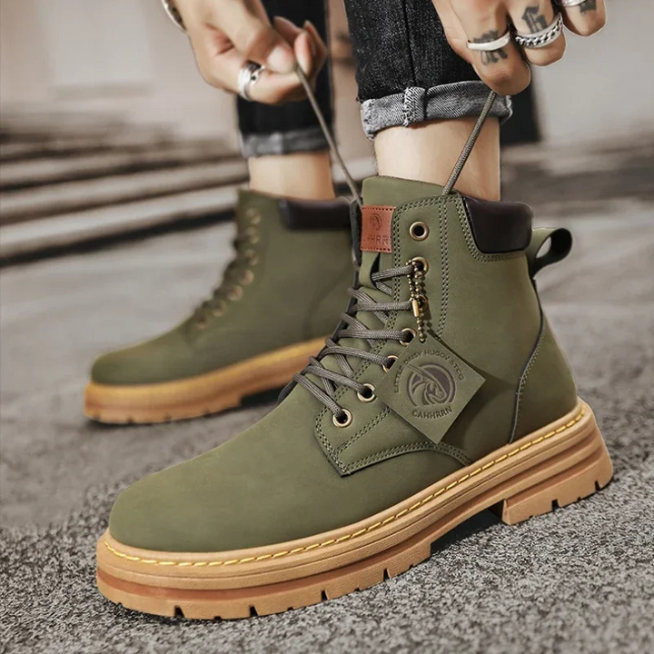 W&W Mode | Outdoor Herrenschuhe Stiefel Mit Rutschfester Sohle Und Schnürung