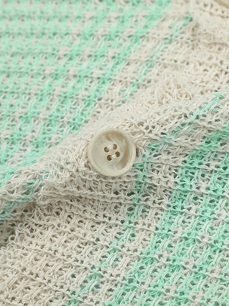 Lässiges Strickhemd