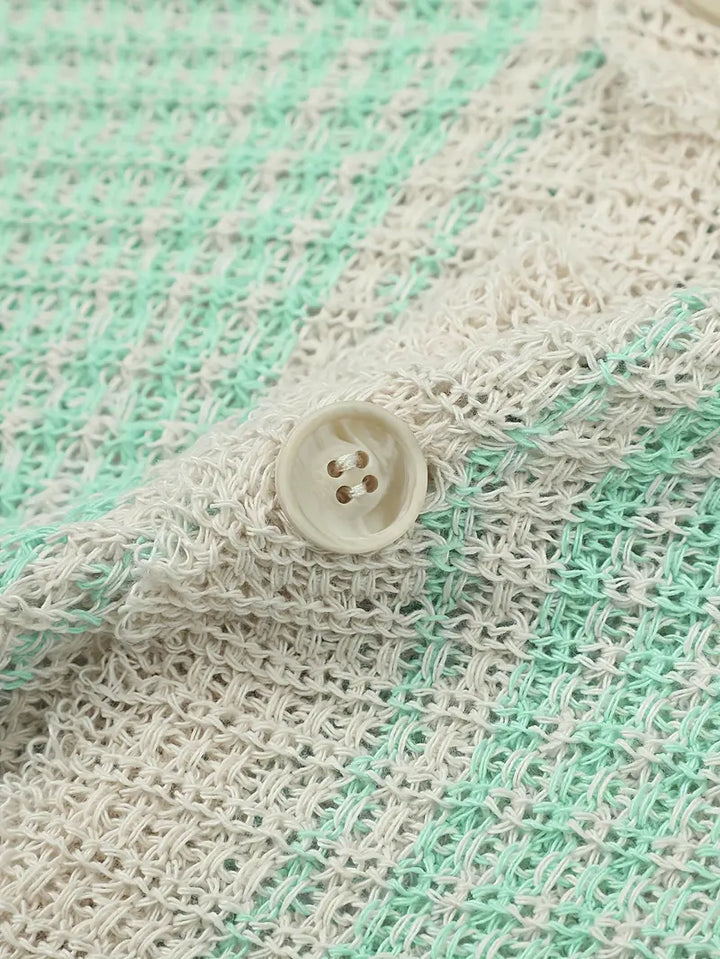 Lässiges Strickhemd