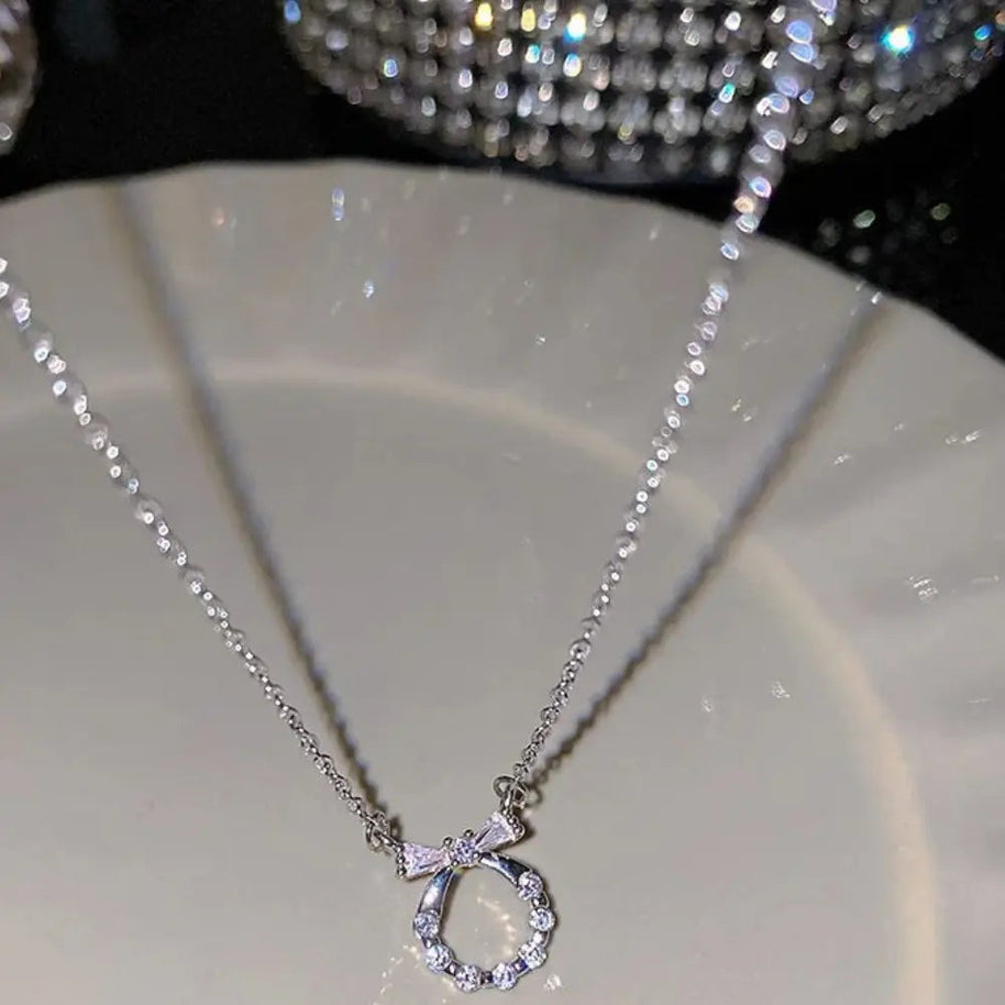 WW | Bogen Engel Flügel Herz Anhänger Kette Für Damen
