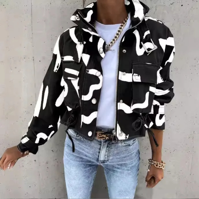 WW | Moderne Damen-Jacke mit Kordelzug