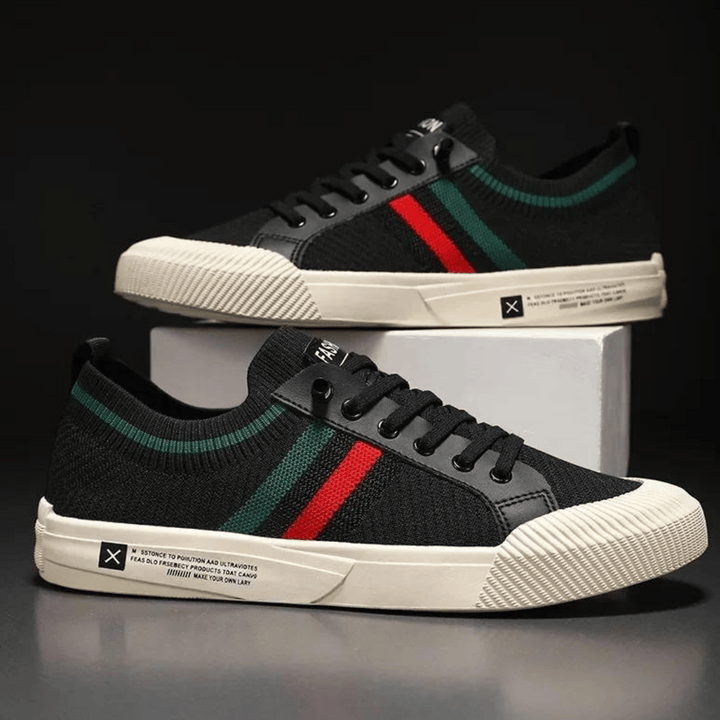 W&W Mode | Lässige Sneakers Mit Strickmuster Für Männer