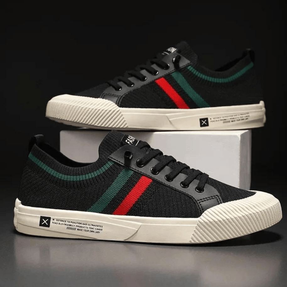 WW | Lässige Sneakers Mit Strickmuster Für Männer