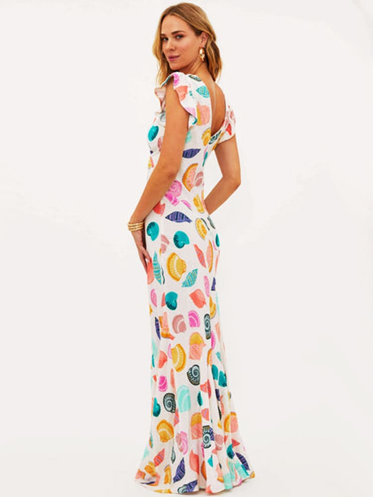 Juwelen Maxikleid für die Küste