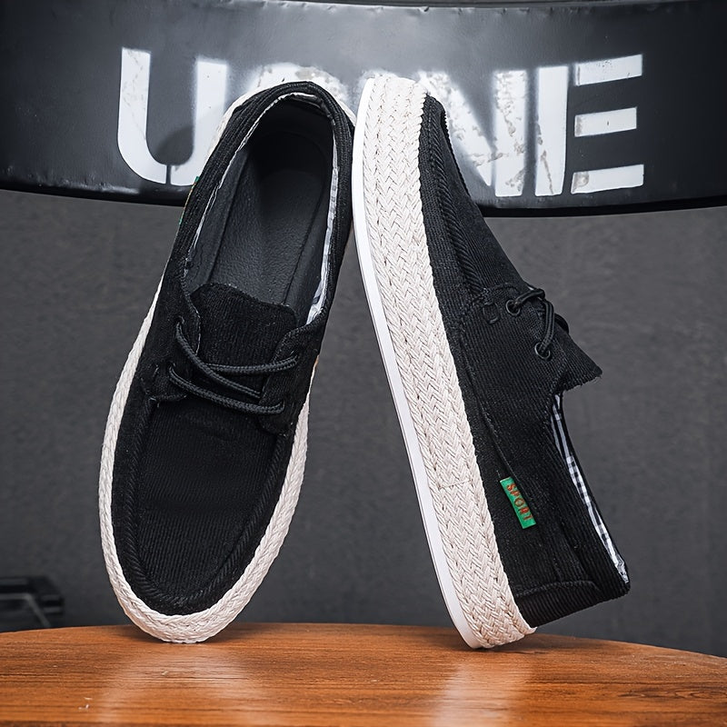 WW | Bequeme Leinenschuhe Freizeit Herren