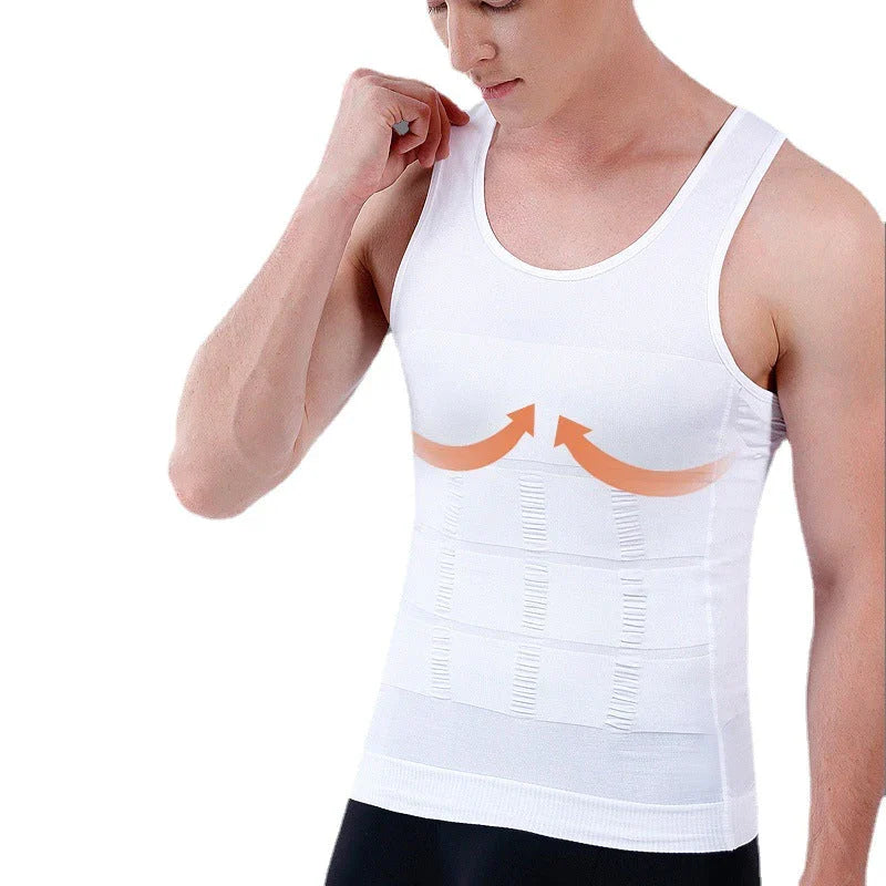 W&W Mode | Schlanke Passform Kompression Body Shaper mit Bauchkontrolle und Unsichtbarem Unterhemd Design