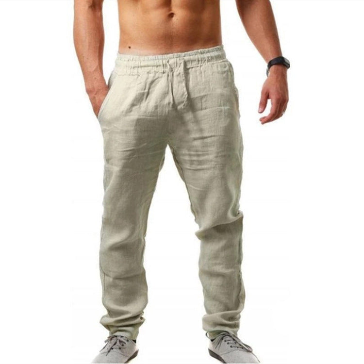 WW | Lässige Leinenhose Für Herren