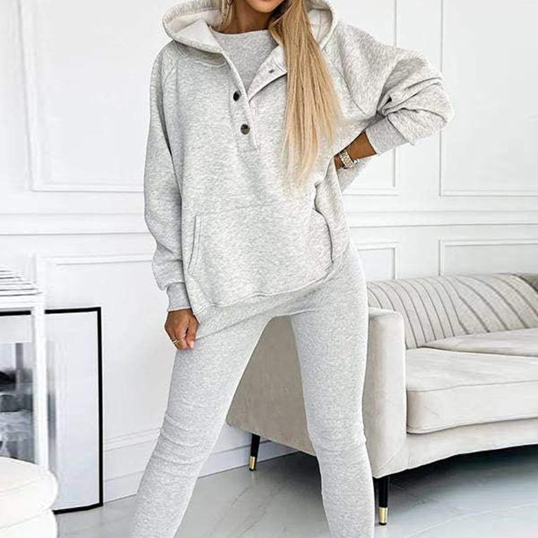 W&W Mode | 3-Teiliges Damen-Sportset Für Herbst Und Winter