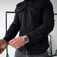WW | Premium-Jacke mit Knopfverschluss für Herren | Stylische und bequeme Jacke