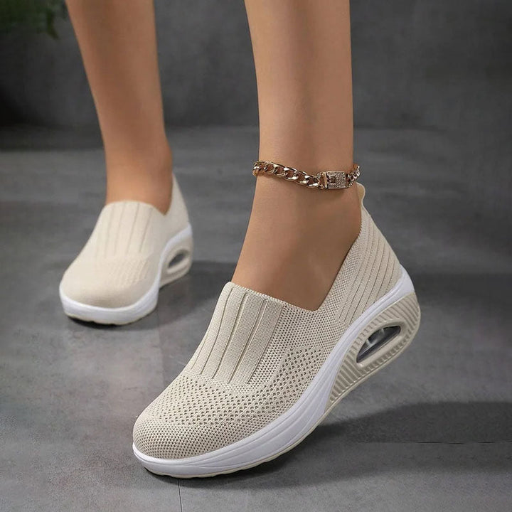 W&W Mode | Atmungsaktive Slip on Sneaker Mit Ergonomischer Sohle Für Damen