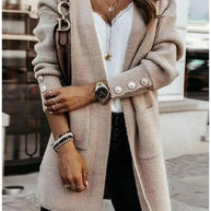 WW | Cardigan with buttons and long sleeves