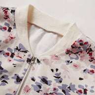 WW | Bomberjacke Mit Blumenmuster