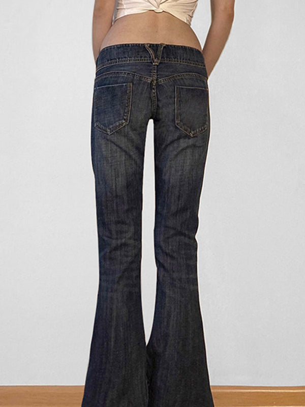 WW | Y2k Low Rise Slim Flare Jeans