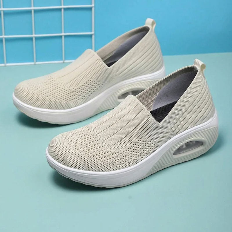 W&W Mode | Atmungsaktive Slip on Sneaker Mit Ergonomischer Sohle Für Damen