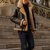 WW | Schaffell Fliegerjacke