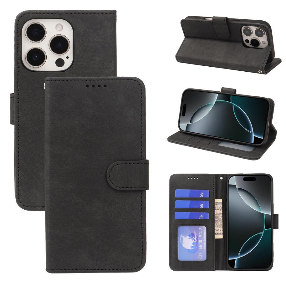 W&W | Apple kleine runde Schnalle Flip Handyhülle