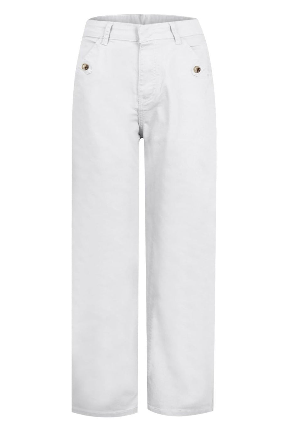 WW | Hochtaillierte Jeans Mit Taschen Klassisch, Stilvoll Und Vielseitig