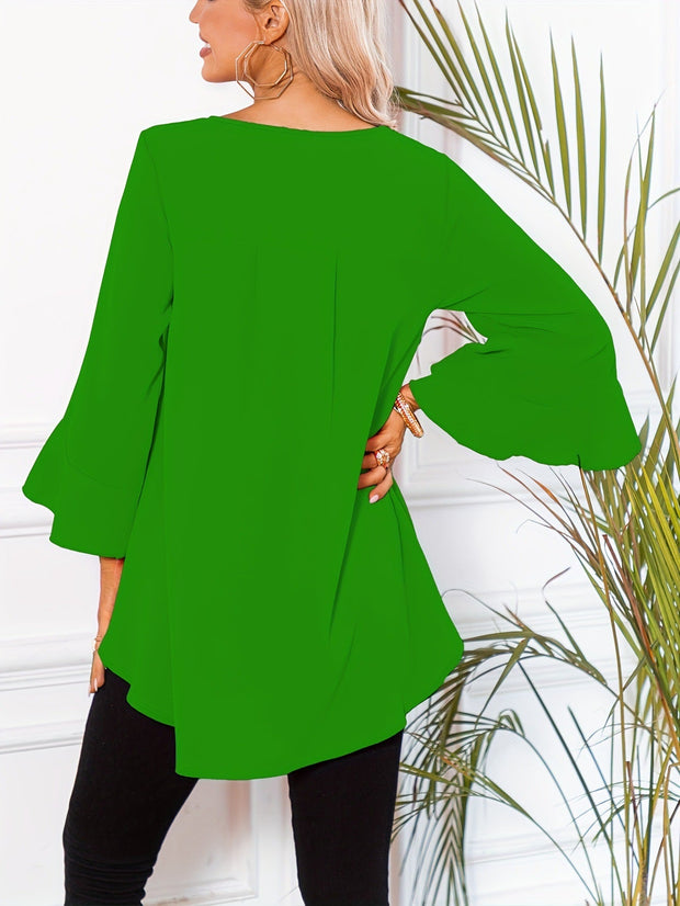 WW | Bluse Mit Rundhalsausschnitt Für Den Frühling