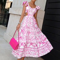 WW-Schulter-Polster-Kleid