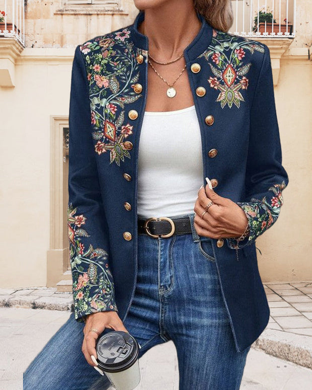 WW | Doppelreihige Blazer mit Druck