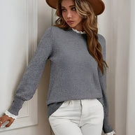 WW | Bequemer & Eleganter Pullover mit Knopfverschluss