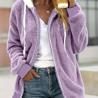 WW | Oversized Teddyjacke für Damen | Warme und stilvolle Winterjacke