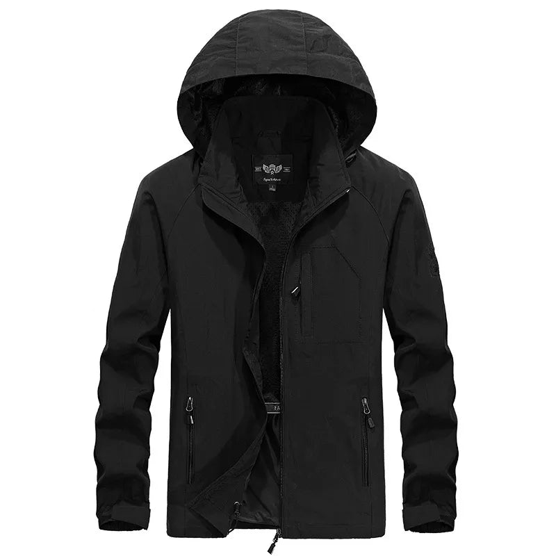 WW | Wasserdichte Outdoorjacke Mit Abnehmbarer Kapuze
