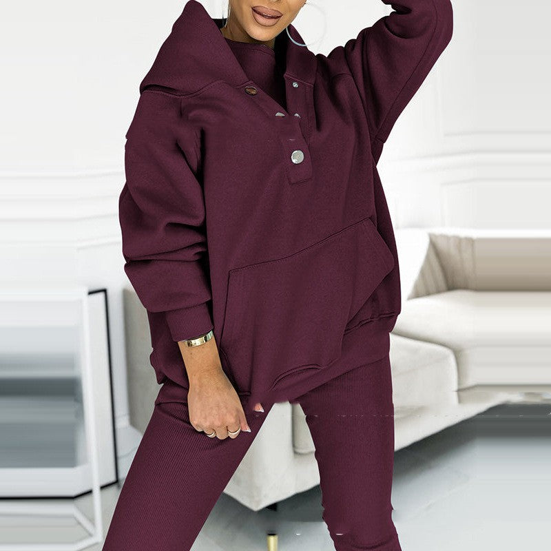 W&W Mode | 3-Teiliges Damen-Sportset Für Herbst Und Winter