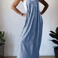 Alice™ | Casual Overall-Kleid mit Streifen