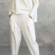 WW | Hosenanzug Mit Langen Ärmeln Für Frauen, Unregelmäßiges Design