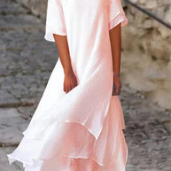 WW | Schicke Eleganz Blockschlitzkleid