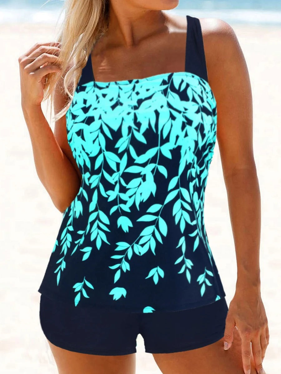 WW – Tankini mit Blattmuster