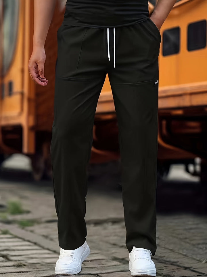W&W Mode | Stilvolle Kordelzug Athletische Hosen Mit Taschen Für Herren