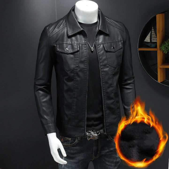 W&W Mode | Herren-Lederjacke im Vintage-Stil