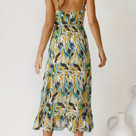 Buntes Midikleid