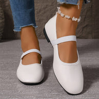 WW | Elegante Weiße Mary Jane Ballerinas