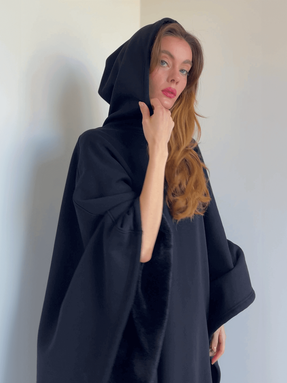 Oversize-Decken-Hoodie in Einheitsgröße