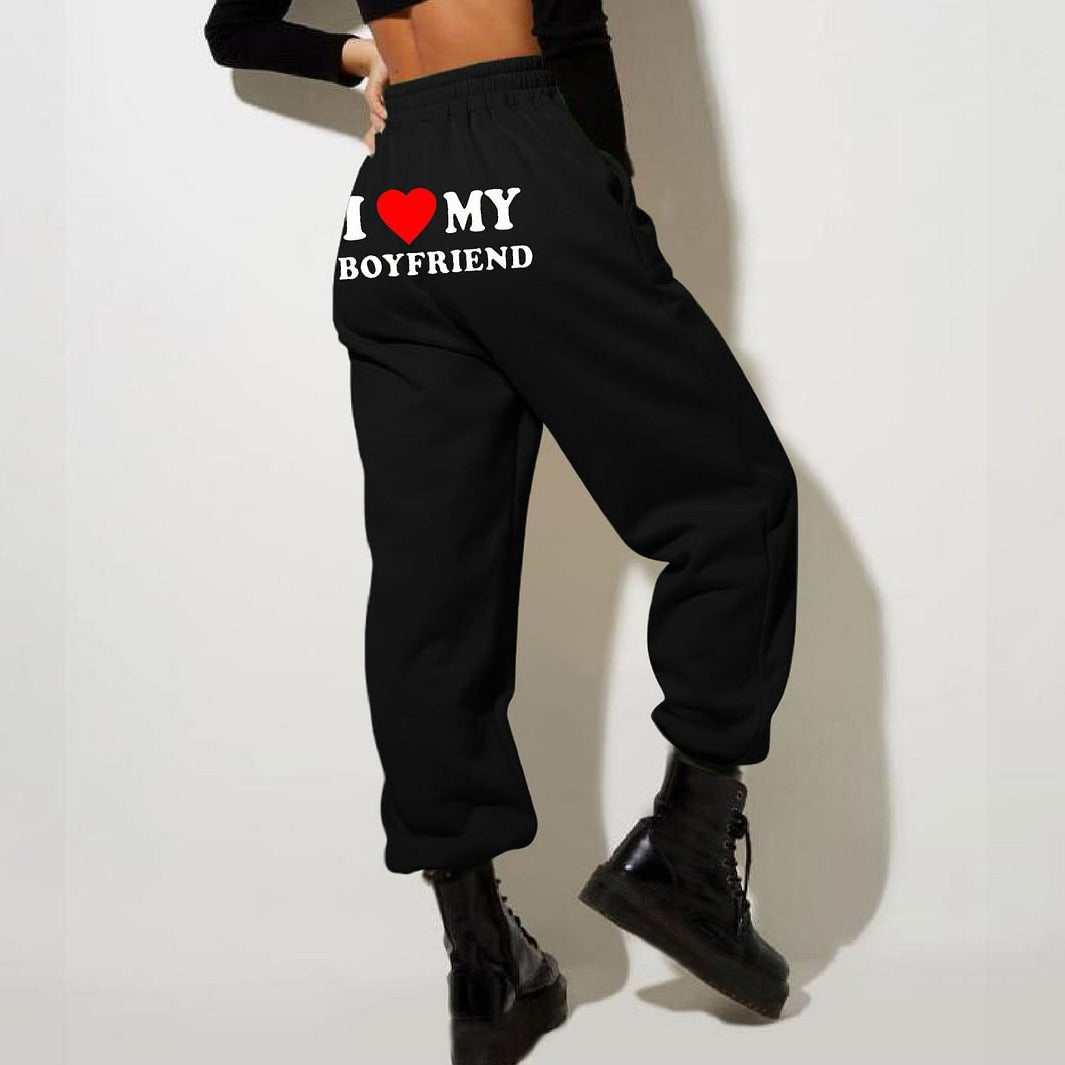 W&W Mode | Liebe Mein Freund Jogginghose - Bequeme und stilvolle Damen-Sweatpants