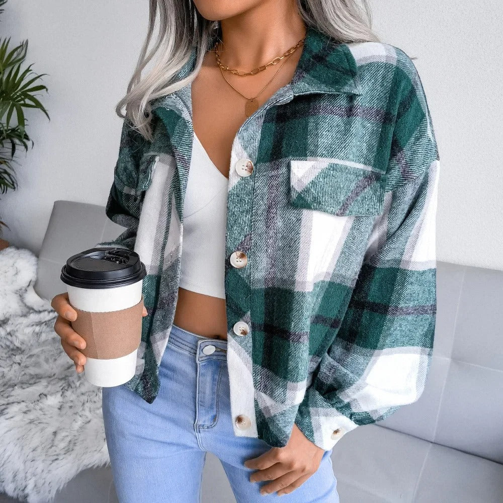 W&W Mode | Karierte Sommerjacke Für Damen