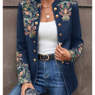 WW | Doppelreihige Blazer mit Druck