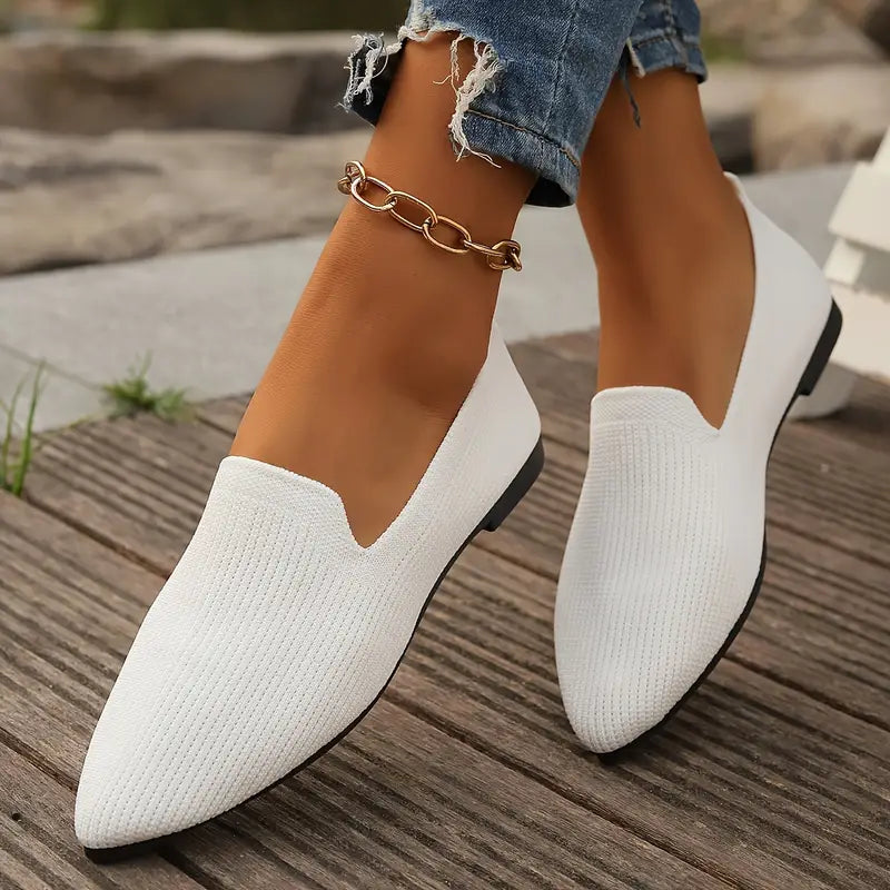 W&W Mode | Leichte Schuhe mit Spitzer Zehe und Rutschfester Sohle für Komfort