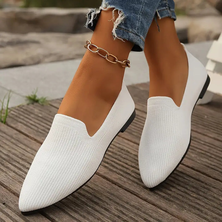 W&W Mode | Leichte Schuhe mit Spitzer Zehe und Rutschfester Sohle für Komfort