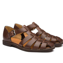 WW | Colorblock Herren Sandale Aus Veganem Leder