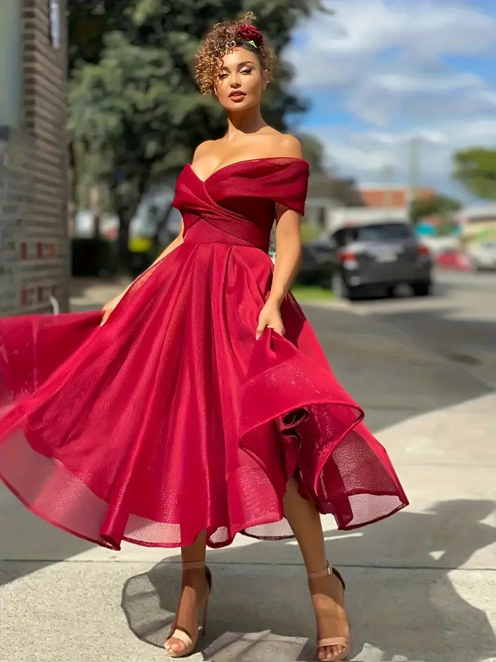 W&W Mode | Stilvolle Strapless Brautfestkleid Mit Spirit