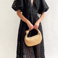 WW | Midikleid mit Puffärmeln