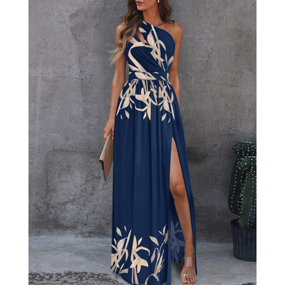 W&W Mode | Frühling/sommer Schulterfreies Kleid Für Frauen